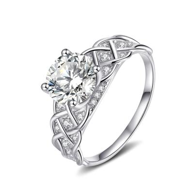 China 2021 Genuine CLASSIC Fashion Engagement Rings Jewelry Moissanite Engagement Ring Wedding For Man And Woman for sale