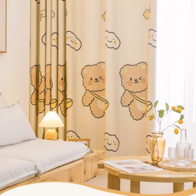 China Nordic Style Blackout Style Environmental Protection Curtain Cotton Jacquard Curtains For Living Room Bedroom Blackout Curtain Home Custom for sale