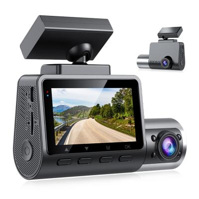 China WDR 3 Channel 1080P Night Vision Full HD IR Black Box DashCam AD-516 Car Camera DVR Recorder for sale