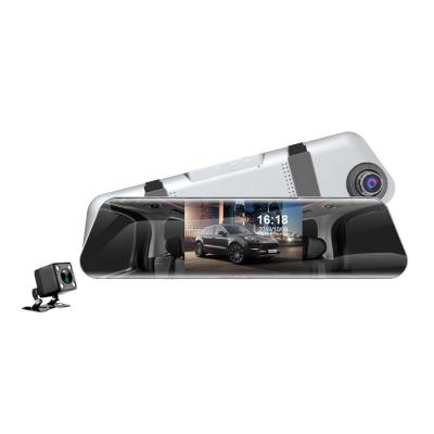 China Dual FHD 1080P WDR car recorder with 5 inch screen and touch function smart car dvr mirror for sale