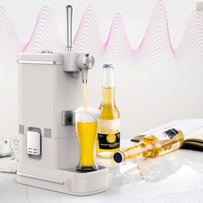 China Practical Viable Ultrasonic Wave Server Portable Sonic Foamer Foam Draft Tower Bottle Beer Dispenser For Sale for sale