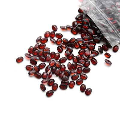 China Guangzhou QinFa Jewelry Raw Red Garnet Wholesale Polishing Nature Best Quality and Best Price for sale