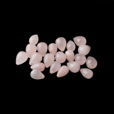 China Nature Minerals Pyramid Rose Quartz Egg Gemstone Polishing Crystal Loose Crystal Jewelry for sale