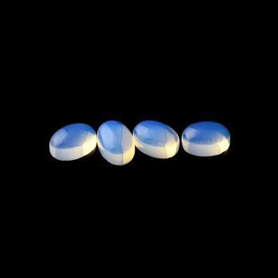 China Semi precious stone opal cabochon polishing synthetic stone opal for jewelry making for sale