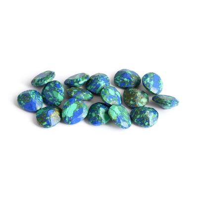 China Wholesale Synthetic Turquoise Stone Cabochons Synthetic Turquoise Polishing Jewelry for sale