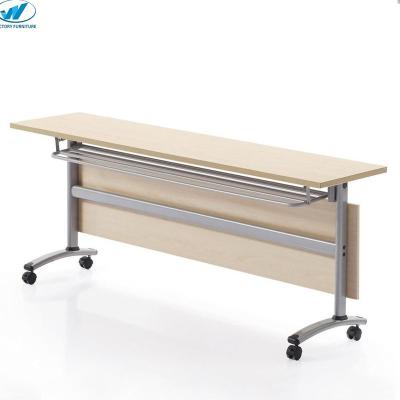 China Wholesale Collapsible Frame Multifunctional Conference Metal Folding Modern School Furniture Modern Training Table for sale