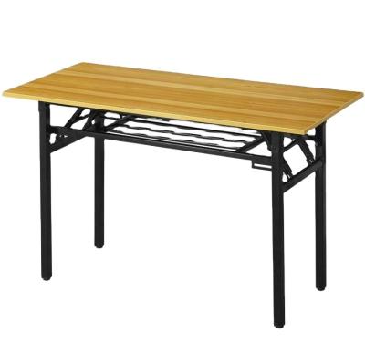 China Professional supplier foldable wood and metal design conference room tables meeting or foldable dining table table training desk for sale