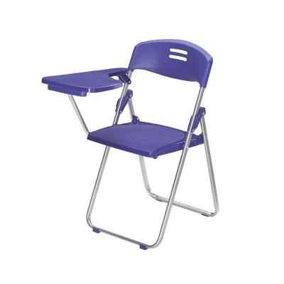 China Wholesale Foldable Plastic Chair Pad Training Plastic Seat And Metal Leg Back Folding Chair for sale