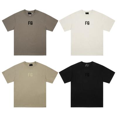 China Factory Wholesale Anti-wrinkle Essentials FG Logo Unisex T-shirt Fear Of God For Women Men for sale