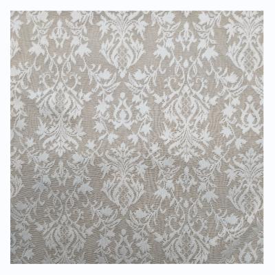 China New Style High Quality Viable Solid White Mesh Knitting Lace Fabric For Dress for sale