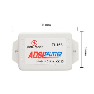 China Wholesale Manufacturer Customization ADSL Telephone Splitter 1 To TL168 Modem White for sale