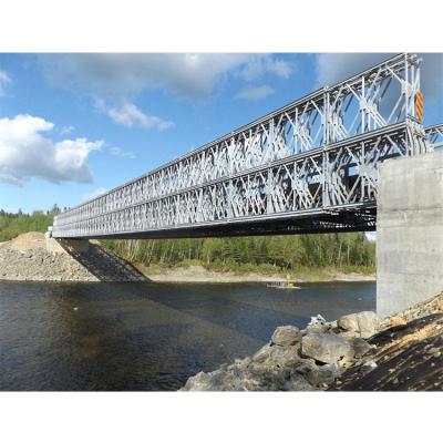 China Ready-made construction Bailey Bridge Price of steel structure bridge truss steel plate girder bridge for sale