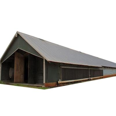 China Poultry House Steel Structure Farm Chicken House Prefab Cow Barn for sale