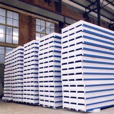 China 950mm/960mm/1000mm Aluzinc EPS Industrial Sandwich Panel Price Sandwich Panel Prefab Construction for sale