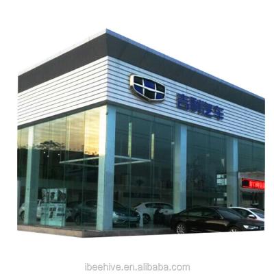 China Factory Shop 4S Factory Steel Sight Light Design Prefab Steel Workshop Warehouse Automatic China Shop for sale