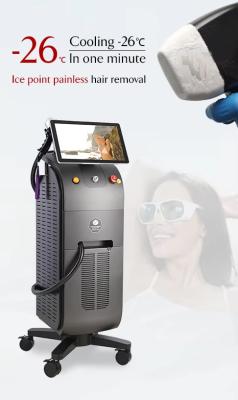 China 4K Diode 755nm 808nm 1064nm Ice Titanium Laser Hair Removal Machine 3 Waves for sale