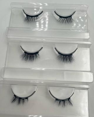 China 2023 new style natural magnetic eyelashes light good quality magnetic natural eyelash in stock for sale