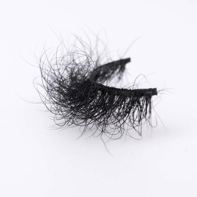 China 2023 Light Weight Natural False Eyelashes Private Wholesale Lashes Full Strip 18mm Mink Lashes Fluffy Eyelash for sale