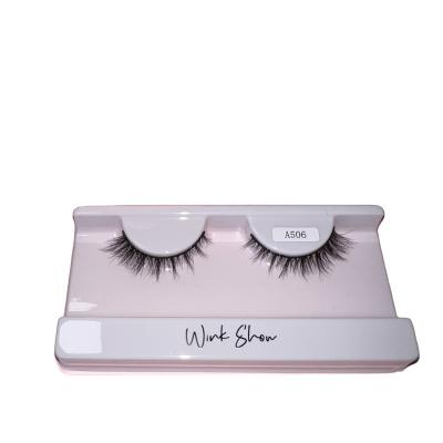 China 2023 light new style professional supplies 14 pairs natural mink eyelashes 3d mink eyelashes strip for sale