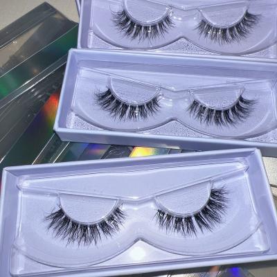 China WinkShow Clear Strip Wholesale 3D Lite Mink Lash Wispy Private Label Mink Light Wicks for sale