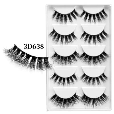 China Hot Selling Light Weight 2023 Eyelash Natural Eyelash Natural Look Book Lashes 5 Pairs Box for sale