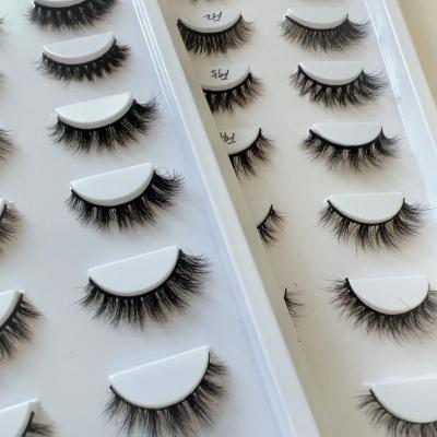 China 2023 Wholesale Light Weight Hot Selling Natural Mink Eyelashes With Custom-Packing for sale