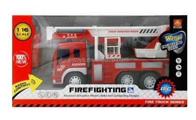 China 2015 New Radio Control Toy 4 Way Style 4 Way RC Fire Engine 1:16 Fire Truck Series AH024447 for sale