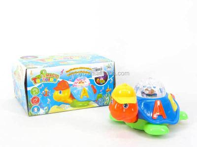 China Kids toys battery operated turtle for sale with light/music, electric turtle toys for wholesale, AD004813 21*15*11CM for sale