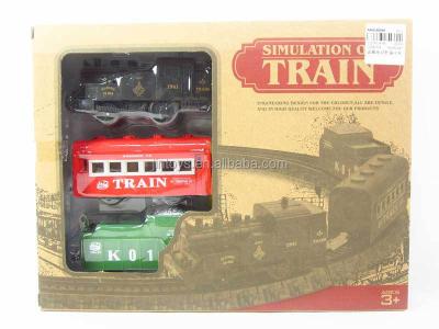 China Slot Toy Toys for Children Classic Electric Battery Operated Simulation Toy Train Sets, Electronic Railway for Wholesale, AA018098 for sale