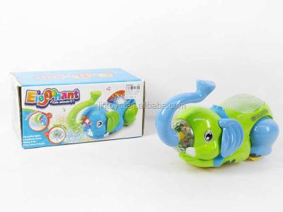 China Promotion Electric Bump and Go Roll Plastic Elephant Toys with Music, Tumble Elephant Toys for Wholesale, AD004972 21*12*10.5CM for sale