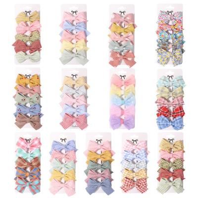 China INS PUNK Autumn Winter New Korean Simple STYLE knitted flower wool hairpin set cute headband hair accessories for kids for sale