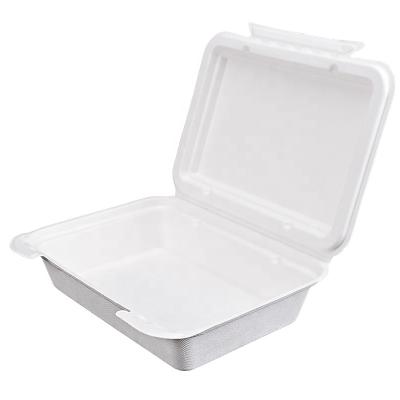 China China New Arrival Disposable Sugarcane Bagasse Clamshell Box Wholesale for sale