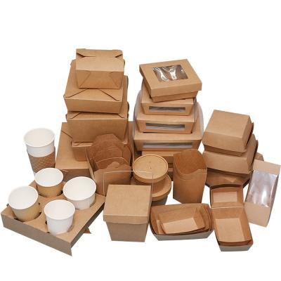 China Biodegradable Food Hot Boxes Containers Food Packaging Sale Takeaway Packaging for sale