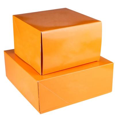 China Excellent quality disposable eco-friendly biodegradable custom logo cajas disposable caterer printed windowless paper cake boxes for sale