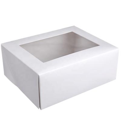 China Biodegradable professional customization fast food paper rectangular cake box for sale