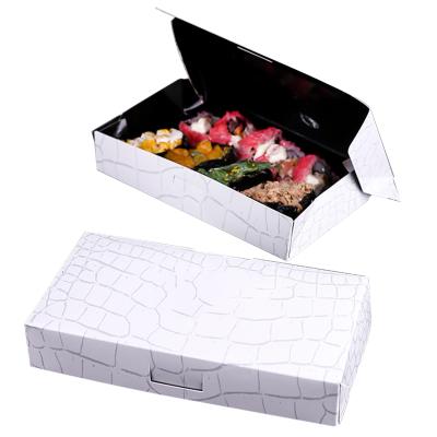 China New Promotion Biodegradable Competitive Price Customized Disposable Rectangle Food Sushi Promotion Factory Box Packaging Factory In for sale