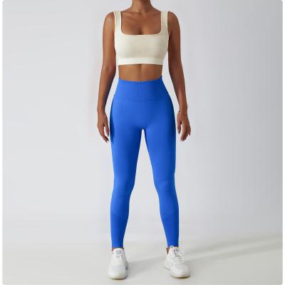 China Nylon ammonia blend Environmentally friendly and recycled high waisted running, fitness, hip lifting and bottoming yoga pants for sale