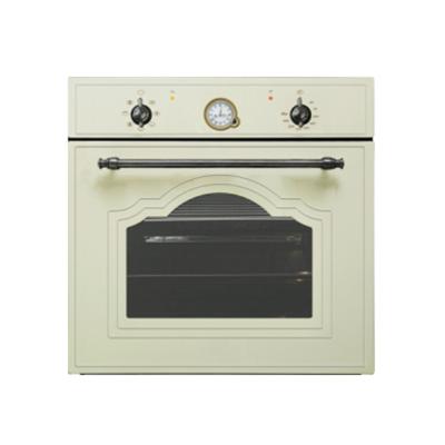 China Old Style Convenient Workbench 70L Toaster Oven Retro Style Enamel Color Wall Oven Roti Baking Oven Home Kitchen for sale