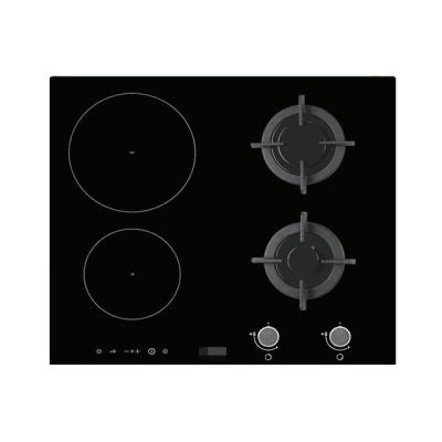 China Hotel Foshan 60cm built in 4 glass electric ceramic combination multiple burners gas cooker induction cooktops for sale