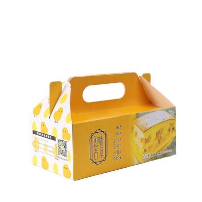 China Recyclable Wholesale Custom Cake Package Paper Candy Box Biodegradable Packaging For Food for sale