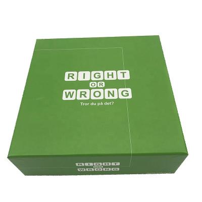 China Recyclable Fashion Style Custom Design Popular Paper Game Cards Storage Box Card Boxes for sale