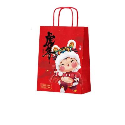 China Single or Color Printed Package Shoes Brown Kraft Paper Shopping Bags Clothing Stocking Materials Bags Moq Recycled For Kids for sale