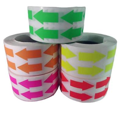 China Wholesale Factory Offer Custom Size Color Package Label Fluorescent Barcode Stickers As Notice Label for sale