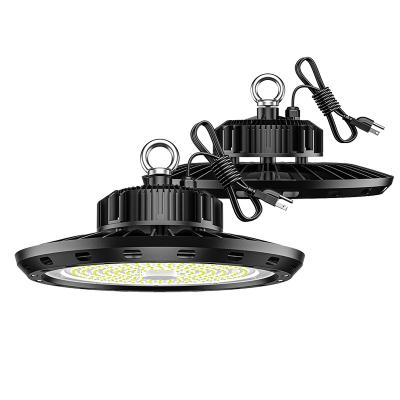 China 5 Year Warranty Warehouse UFO Led Hanging Light 100w 150w 200w Convention Centers High Bay Lamp High Bay Lamp for sale