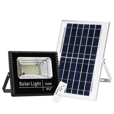 China High Brightness Ip65 Smd 3030 50w 100w 200w Waterproof Outdoor Lighting Solar Led Garden Flood Light for sale