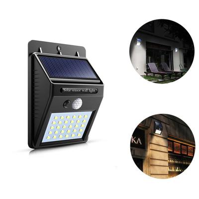 China Garden High Lumen 20 Led Outdoor Waterproof Wireless Motion Sensor Solar Wall Light for sale