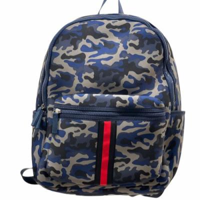 China Logo Lable Print Lgithweight Medium Customized Waterproof Neopprene Backpacks Laptop Travel Bag Zipper Unisex Sports Backpacks - Blue for sale