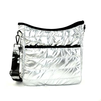 China New Women's Silver Color Match 5cm Straps Ladies Cross Carry Crossbody Bags Custom Hot Sale Easy Stripper Bag - Body Message Bags for sale