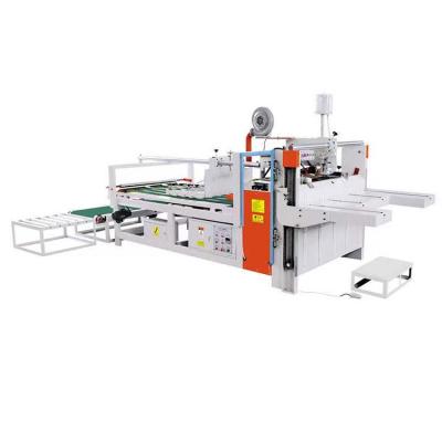 China Corrugated Box Processing Good Quality Semi-auto Folder Gluing Corrugated Cardboard Cardboard Box Stitching Machine for sale