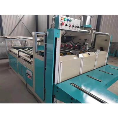 China Factory hot sale semi-automatic cast iron rigid boxed carton gluing machine for sale for sale